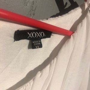 Barely worn White XOXO Casual Top